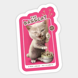 THE BASSCAT Sticker